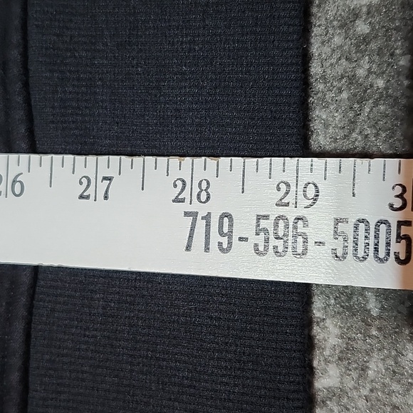 HURLEY LOGO BLACK THICK FLEECE DRAWSTRING HOODIE SWEATSHIRT - Picture 10 of 12